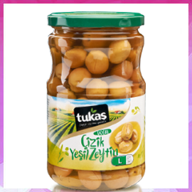 Edremit Çizik Yeşil Zeytin 400 gr. (231-260)