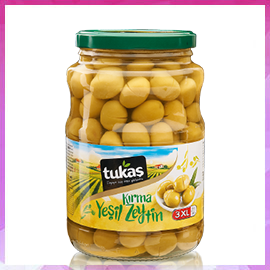 Domat Kırma Yeşil Zeytin 1000 gr. (161-180)